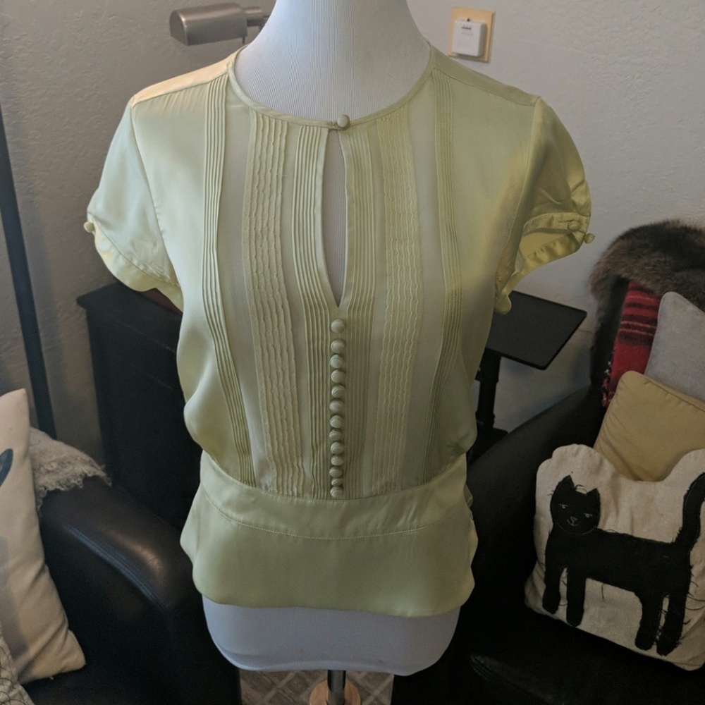 Anne Taylor 100% Silk Blouse